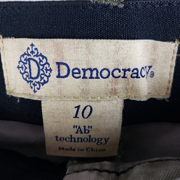 Democracy Jeans Pants Ab Technology Studded Ankle Camo Stretch Cargo size 10 - Picture 2 of 10